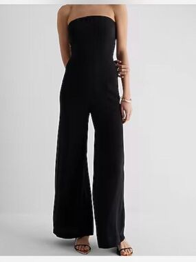 Express Strapless Wide-Leg Jumpsuit